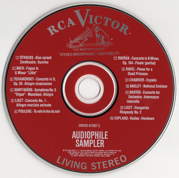 Various - Living Stereo - Audiophile Sampler | RCA (09026-61567-2) - 3 Various - Living Stereo - Audiophile Sampler | RCA (09026-61567-2) - 3