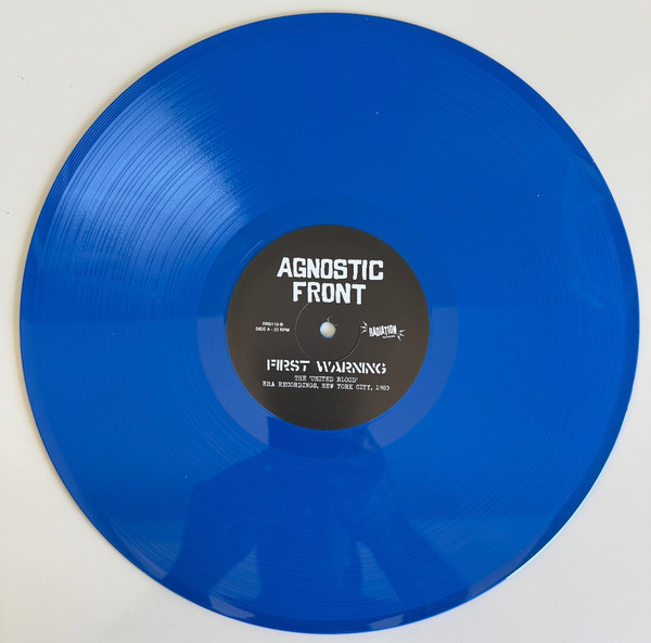Agnostic Front - First Warning (The 'United Blood' Era Recordings, New York City, 1983) | Radiation Reissues (RRS110-B) - 3 Agnostic Front - First Warning (The 'United Blood' Era Recordings, New York City, 1983) | Radiation Reissues (RRS110-B) - 3