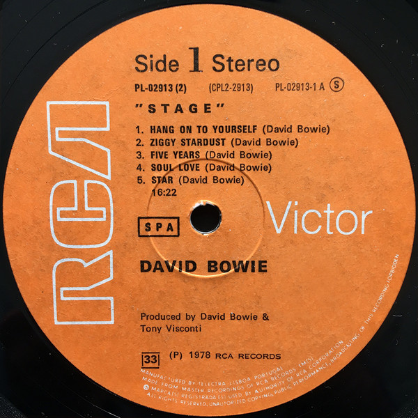 David Bowie - Stage | RCA Victor (PL 02913(2)) - 4