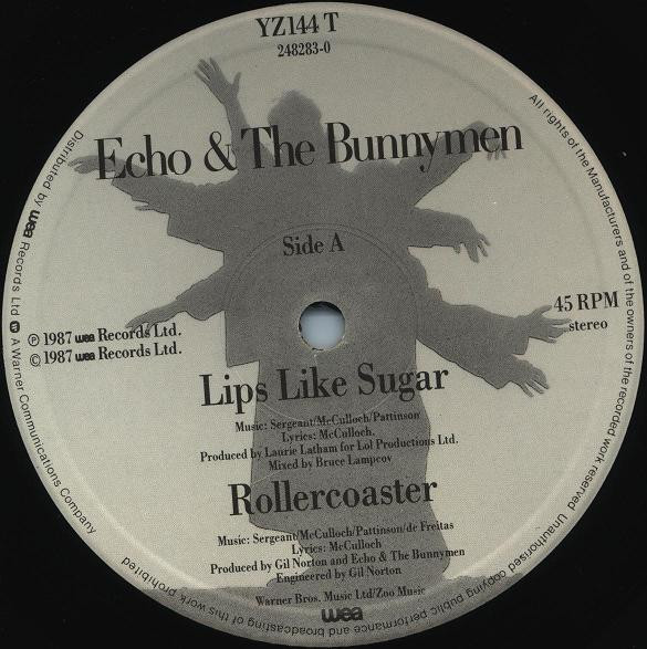 Echo & The Bunnymen - People Are Strange | WEA (YZ 144 TX) - 3