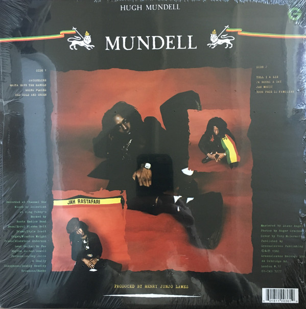 Hugh Mundell - Mundell | Greensleeves Records (GREL 36) - main