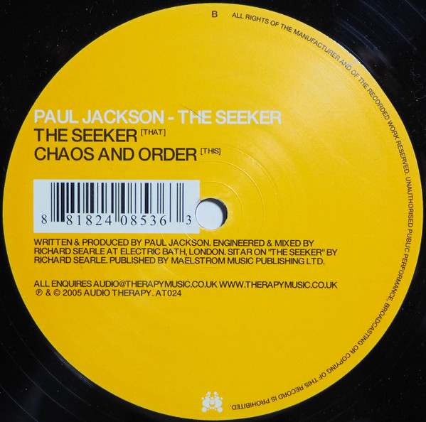 Paul Jackson - The Seeker | Audio Therapy (AT024)
