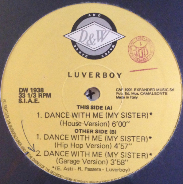 Luverboy - Dance With Me (My Sister) | Dance And Waves (DW 1938) - main Luverboy - Dance With Me (My Sister) | Dance And Waves (DW 1938) - main
