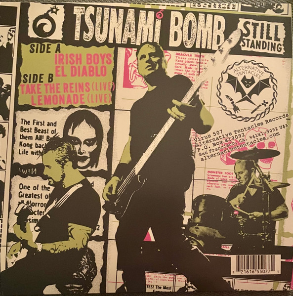 Tsunami Bomb - Still Standing (7") [Vinyl] | Alternative Tentacles (VIRUS 507) - 2