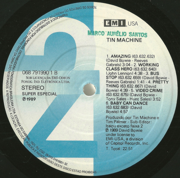 Tin Machine - Tin Machine | EMI USA (068 791990 1) - 4