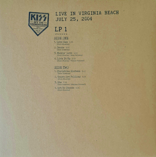 Kiss - Off The Soundboard Live In Virginia Beach July 25, 2004 | UMe (B0034764-01) - 3