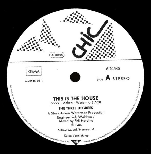 The Three Degrees - This Is The House | Chic (6.20545) - 3