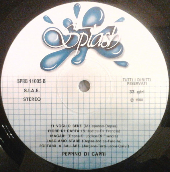 Peppino Di Capri - Il Meglio | Splash (SPRB 11005) - 4 Peppino Di Capri - Il Meglio | Splash (SPRB 11005) - 4