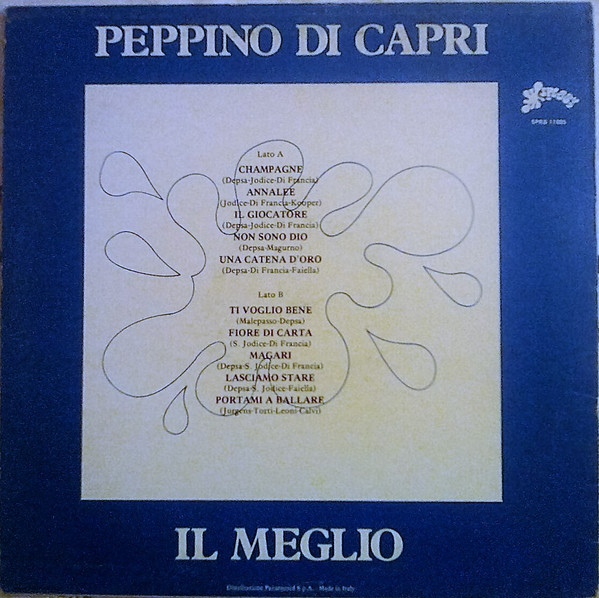 Peppino Di Capri - Il Meglio | Splash (SPRB 11005) - 2 Peppino Di Capri - Il Meglio | Splash (SPRB 11005) - 2