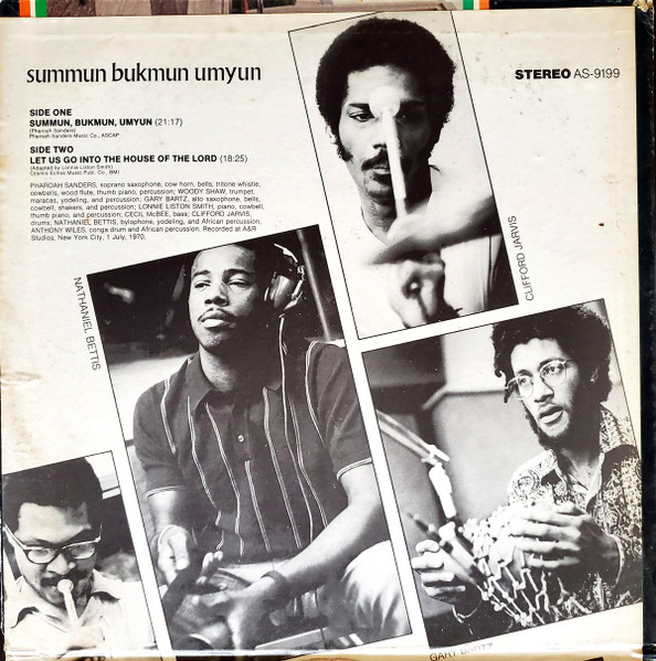 Pharoah Sanders - Summun Bukmun Umyun - Deaf Dumb Blind | Impulse! (AS-9199) - 2