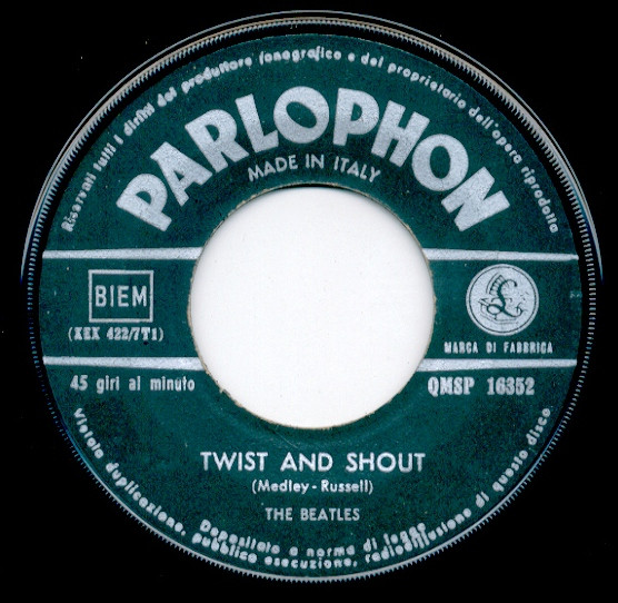 The Beatles - Twist And Shout / Misery | Parlophon (QMSP 16352) - 3