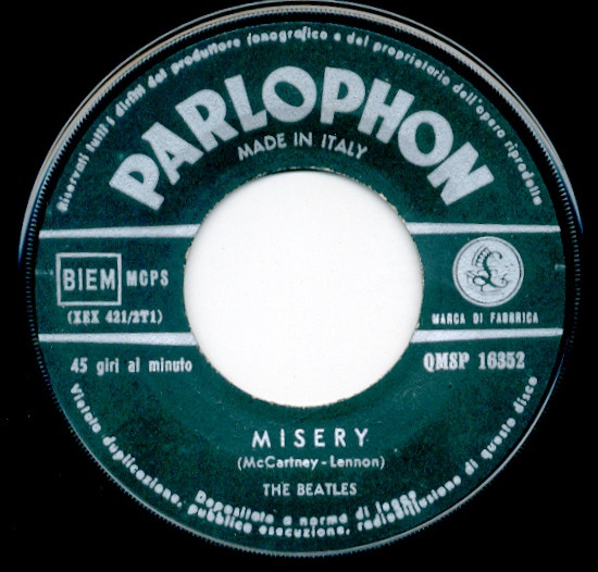 The Beatles - Twist And Shout / Misery | Parlophon (QMSP 16352) - 4