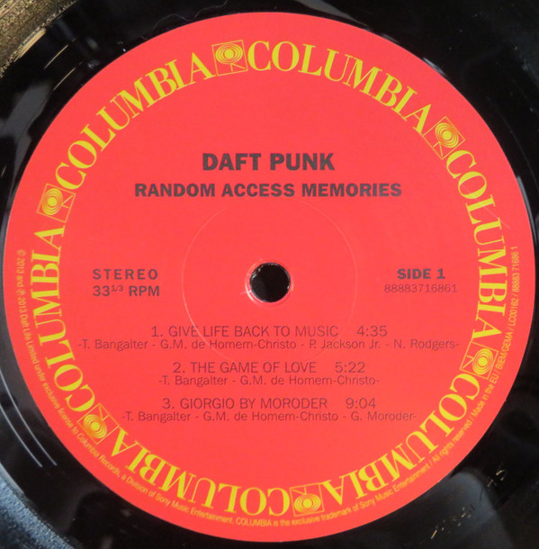 Daft Punk - Random Access Memories | Columbia (88883716861) - 3 Daft Punk - Random Access Memories | Columbia (88883716861) - 3