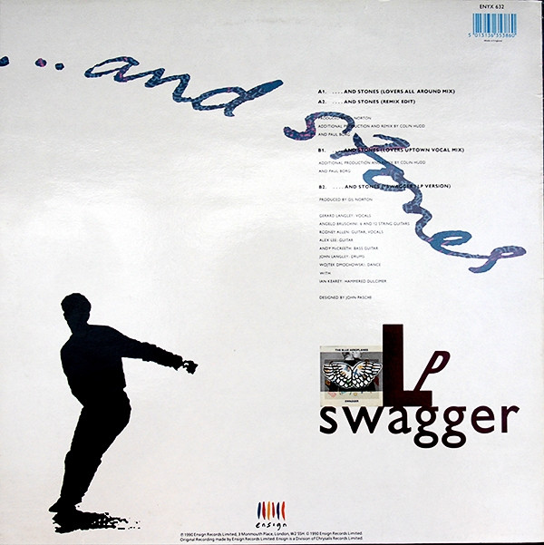 The Blue Aeroplanes - ...And Stones (Lovers All Around Remix)  | Ensign (ENYX 632)