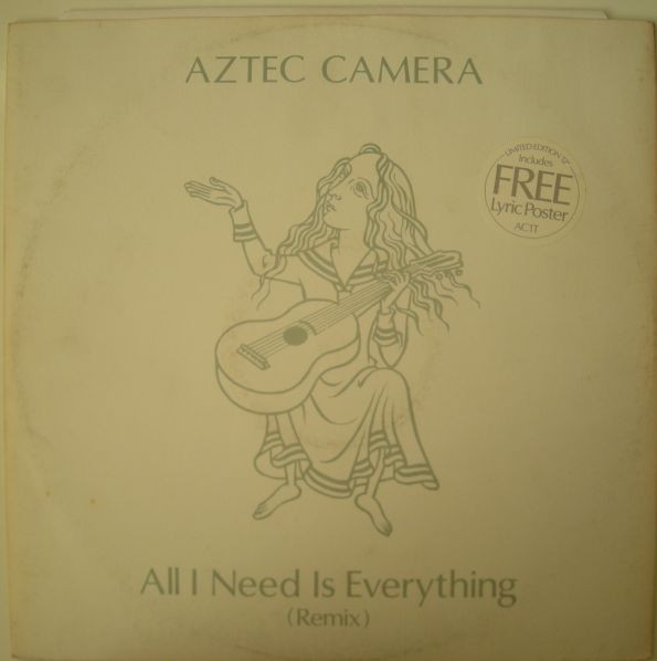 Aztec Camera - All I Need Is Everything (Remix) | WEA (AC1T)