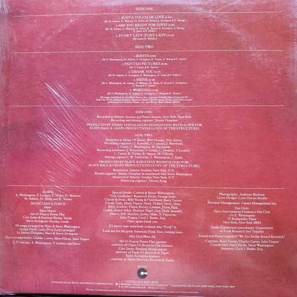 Slave - Just A Touch Of Love | Cotillion (SD 5217) - 4