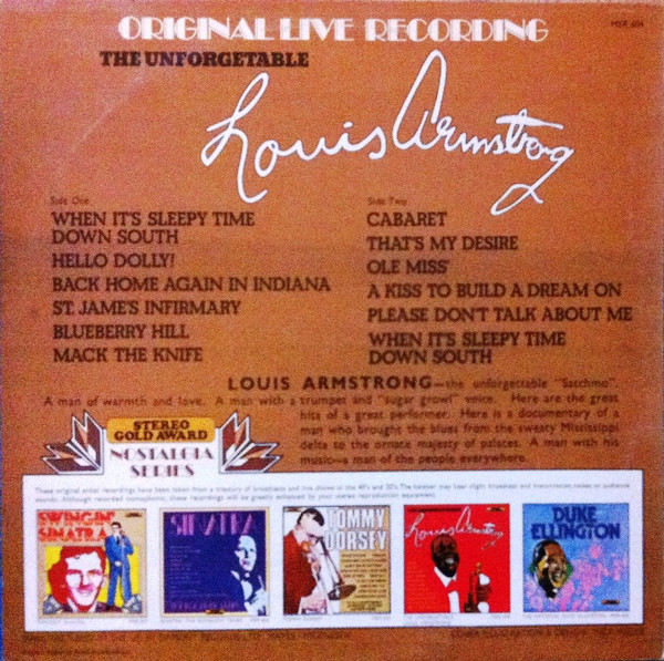 Louis Armstrong - The Unforgettable Louis Armstrong | Stereo Gold Award (MER 604) - 2