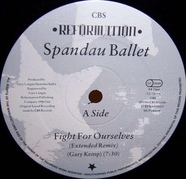 Spandau Ballet - Fight For Ourselves (Extended Remix) | Reformation (TA7264) - 3 Spandau Ballet - Fight For Ourselves (Extended Remix) | Reformation (TA7264) - 3