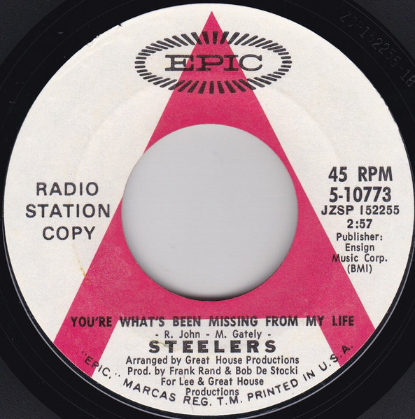 The Steelers - You're What's Been Missing From My Life | Epic (5-10773) - main The Steelers - You're What's Been Missing From My Life | Epic (5-10773) - main