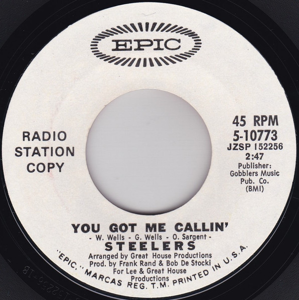 The Steelers - You're What's Been Missing From My Life | Epic (5-10773) - 2 The Steelers - You're What's Been Missing From My Life | Epic (5-10773) - 2