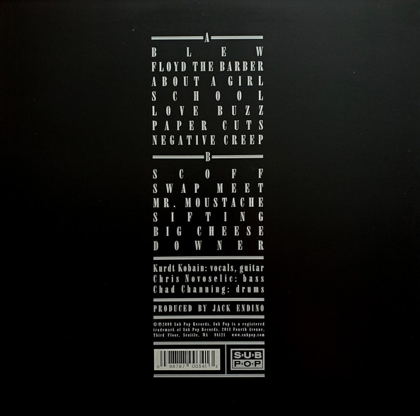 Nirvana - Bleach | Sub Pop (SP 034) - 2