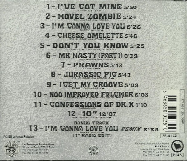 The Big Cheese All Stars - Prawns | Big Cheese Records (FR 351 CD) - 2