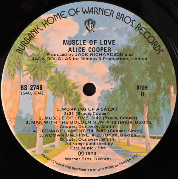 Alice Cooper - Muscle Of Love | Warner Bros. Records (BS 2748) - 4
