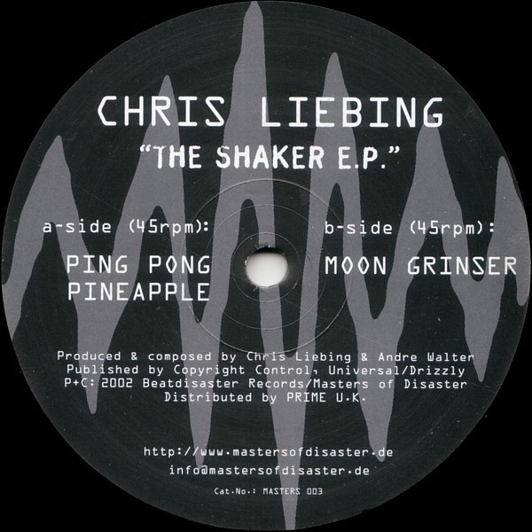 Chris Liebing - The Shaker E.P. | Masters Of Disaster (MASTERS 003) - main Chris Liebing - The Shaker E.P. | Masters Of Disaster (MASTERS 003) - main