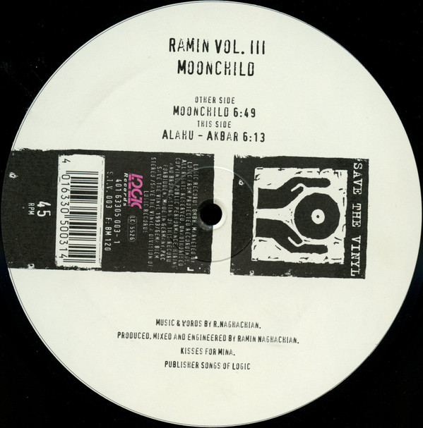 Ramin Naghachian - Vol. III (Moonchild) | Save The Vinyl (S.T.V .003) Ramin Naghachian - Vol. III (Moonchild) | Save The Vinyl (S.T.V .003)