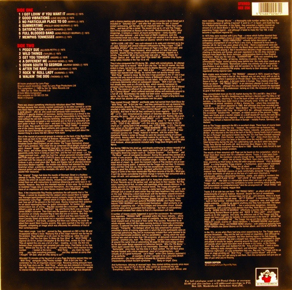 The Troggs - Wild Things | See For Miles Records Ltd. (SEE 256)