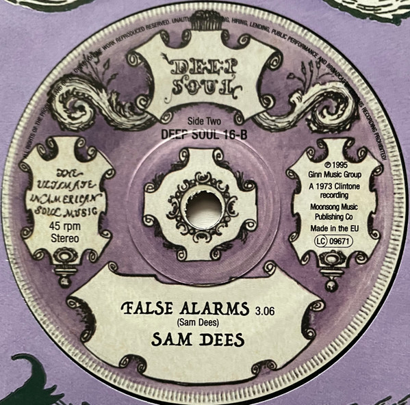 Alpaca Phase III / Sam Dees - Paper Man / False Alarms | Deep Soul (DEEP SOUL 16) - 2