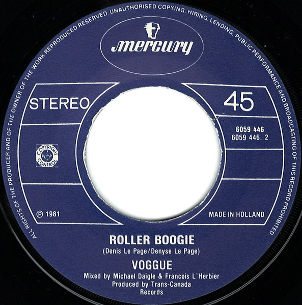 Voggue - Dancin' The Night Away | Mercury (6059 446) - 4