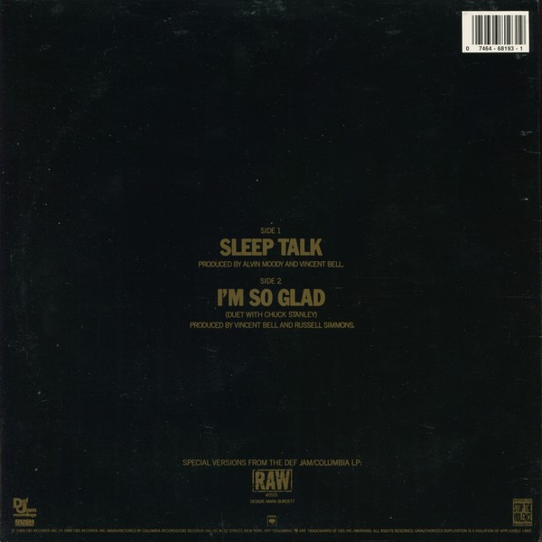 Alyson Williams - Sleep Talk | Def Jam Recordings (44 68193) - 2