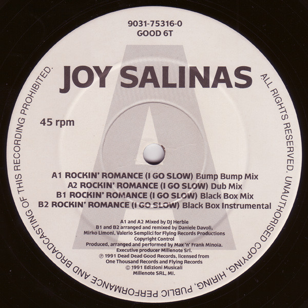 Joy Salinas - Rockin' Romance (I Go Slow) | Dead Dead Good (GOOD 6T) - 2 Joy Salinas - Rockin' Romance (I Go Slow) | Dead Dead Good (GOOD 6T) - 2