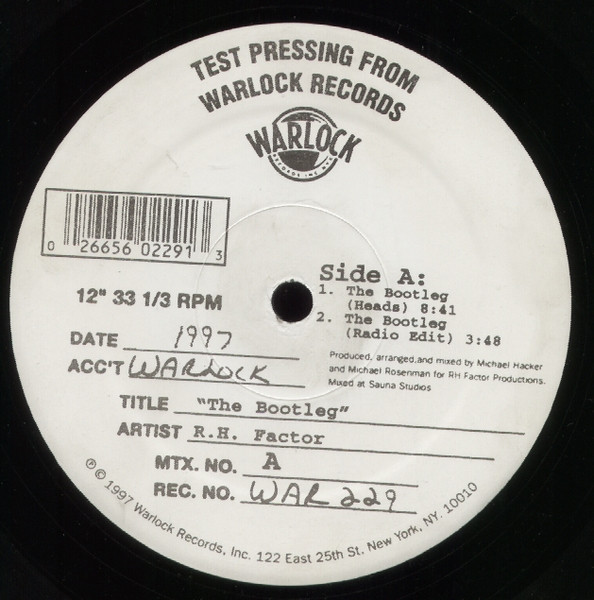RH Factor - The Bootleg | Warlock Records (WAR-229)
