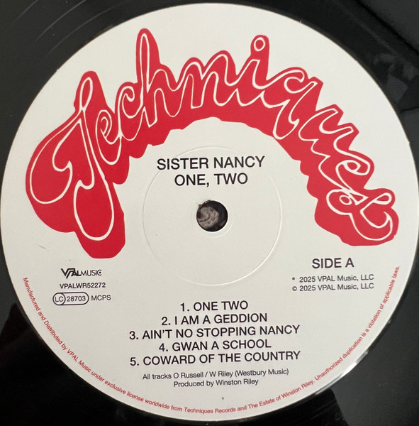 Sister Nancy - One, Two | Techniques (VPALWR52272) - 3