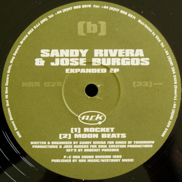 Sandy Rivera & Jose Burgos - Expanded EP | NRK Sound Division (NRK 028) - 4