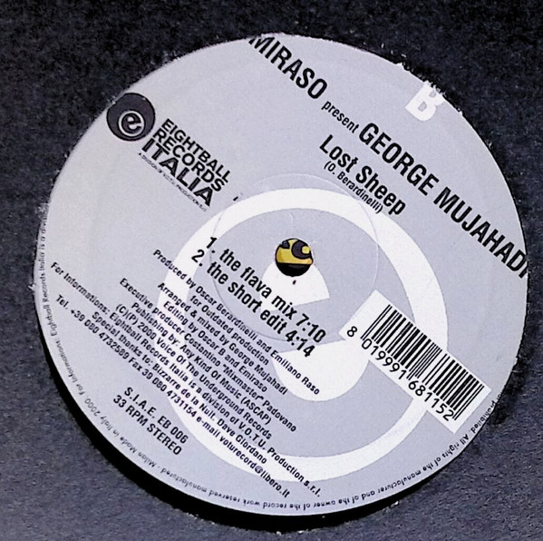Emiraso present George Mujahadi - Lost Sheep | Eightball Records Italia (EB 006)