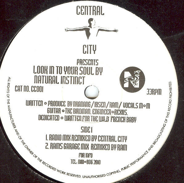 Natural Instinct - Look In To Your Soul | Central City (CC 001)