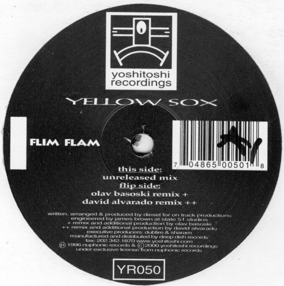 Yellow Sox - Flim Flam (Remixes) | Yoshitoshi Recordings (YR050) - 5 Yellow Sox - Flim Flam (Remixes) | Yoshitoshi Recordings (YR050) - 5