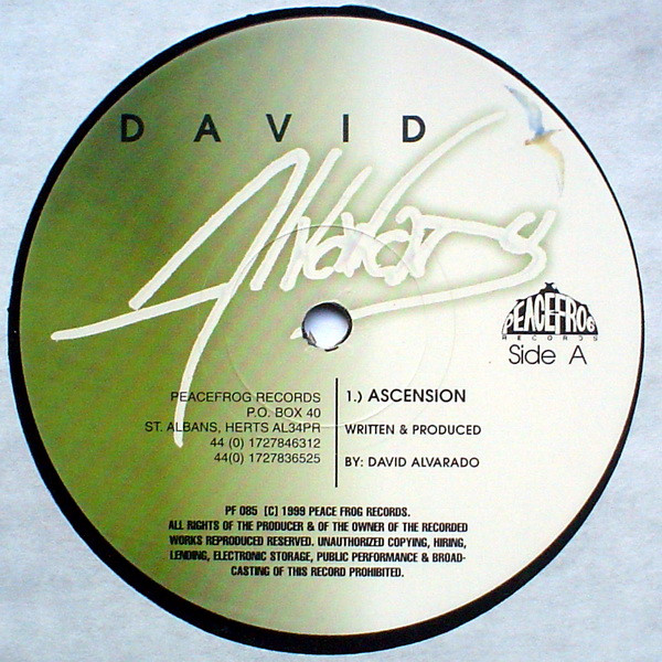 David Alvarado - Ascension | Peacefrog Records (PF 085)