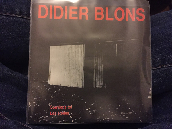 Didier Blons - Souviens Toi | Not On Label (Didier Blons Self-released) (41.983)