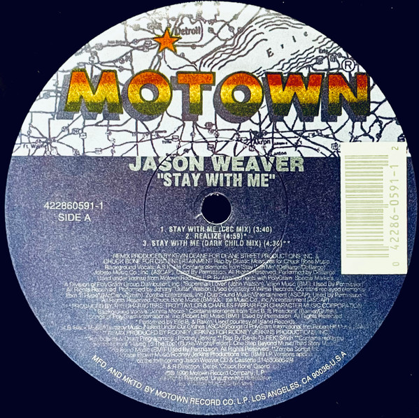 Jason Weaver - Stay With Me | Motown (422860591-1)