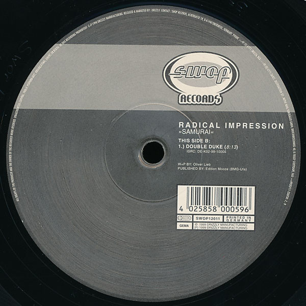 Radical Impression - Samurai | Swop Records (SWOP12011) - 2