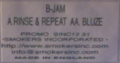 B-Jam - Rinse & Repeat / Bluze | Smokers Inc (SINC 1231)