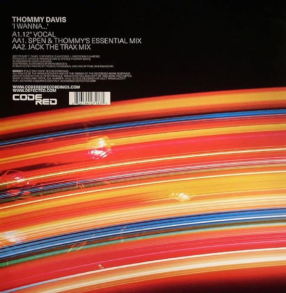 Thommy Davis - I Wanna... | Code Red Recordings (CODE11)