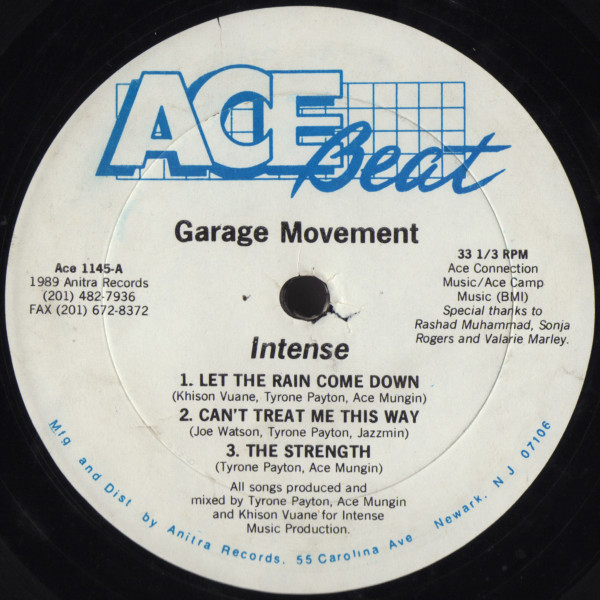 Intense - Garage Movement EP | Ace Beat Records (Ace 1145)