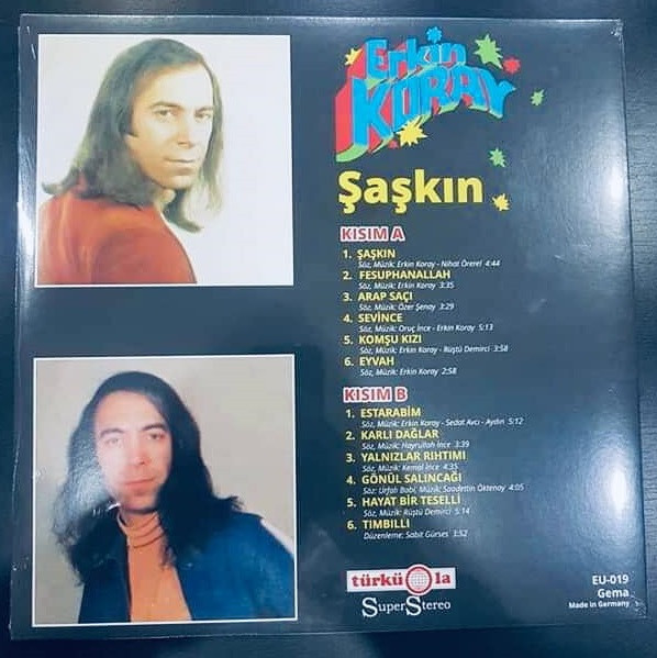 Erkin Koray - Şaşkın | Türküola (EU-019) - 2