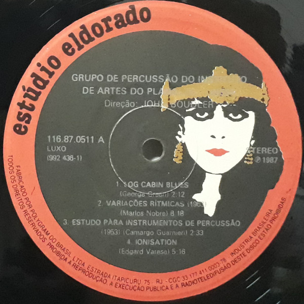 Grupo De Percussão Do Instituto De Artes Do Planalto - Unesp - II Prêmio Eldorado De Música - 86 | Estúdio Eldorado (116.87.0511) - 3