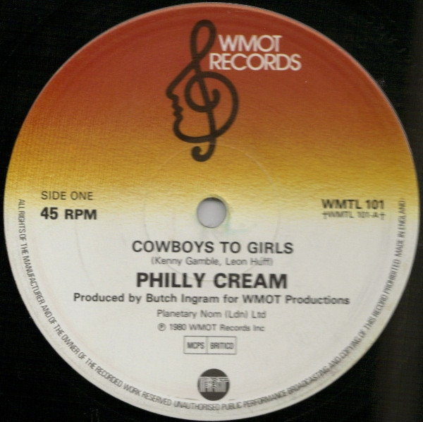 Philly Cream - Cowboys To Girls | WMOT Records (WMTL 101)
